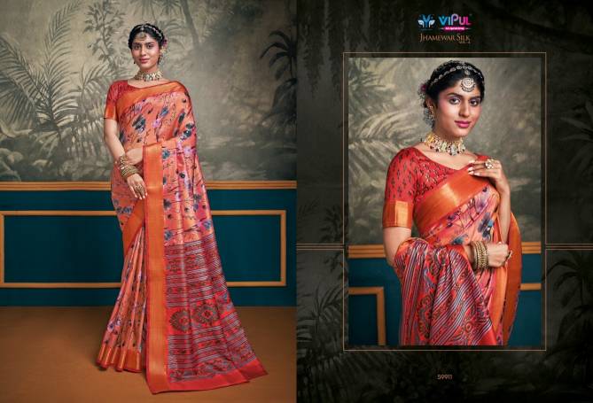 Vipul Jhamewar silk Festive Wear Wholesale Silk Saree Catalog